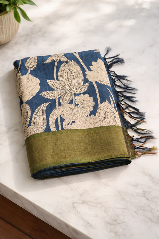 Deep Blue Saree - SOL BY SMITHA