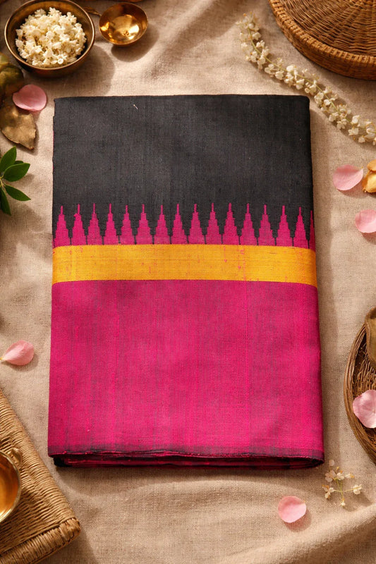 Pure Raw Silk Saree - SOL BY SMITHA
