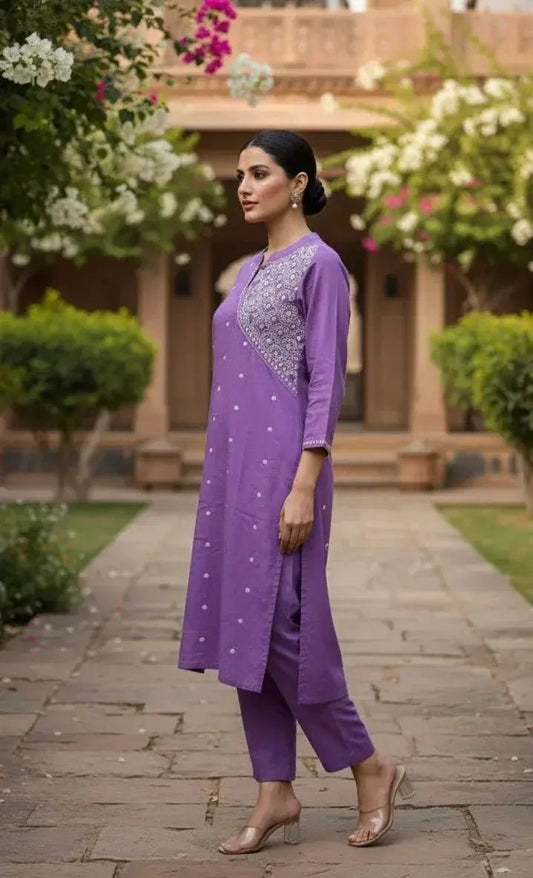 Lavender Coord Set - SOL BY SMITHA