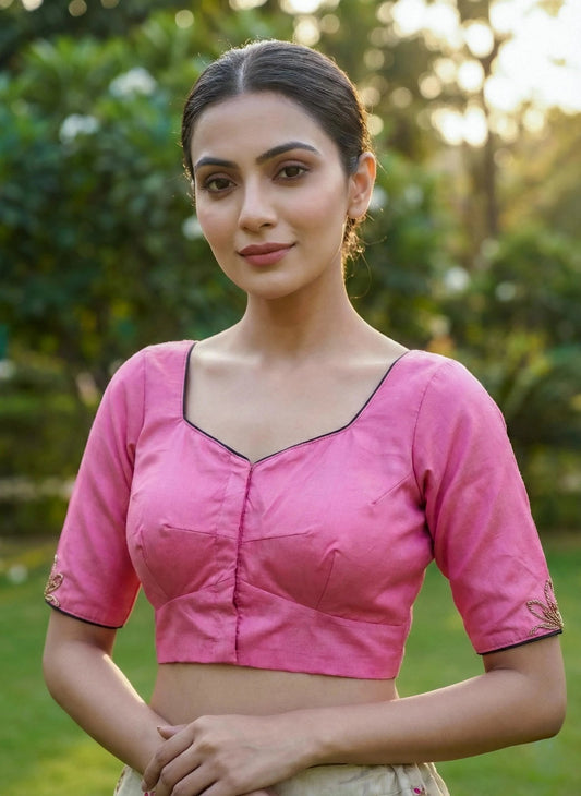 Pink Blouse - SOL BY SMITHA