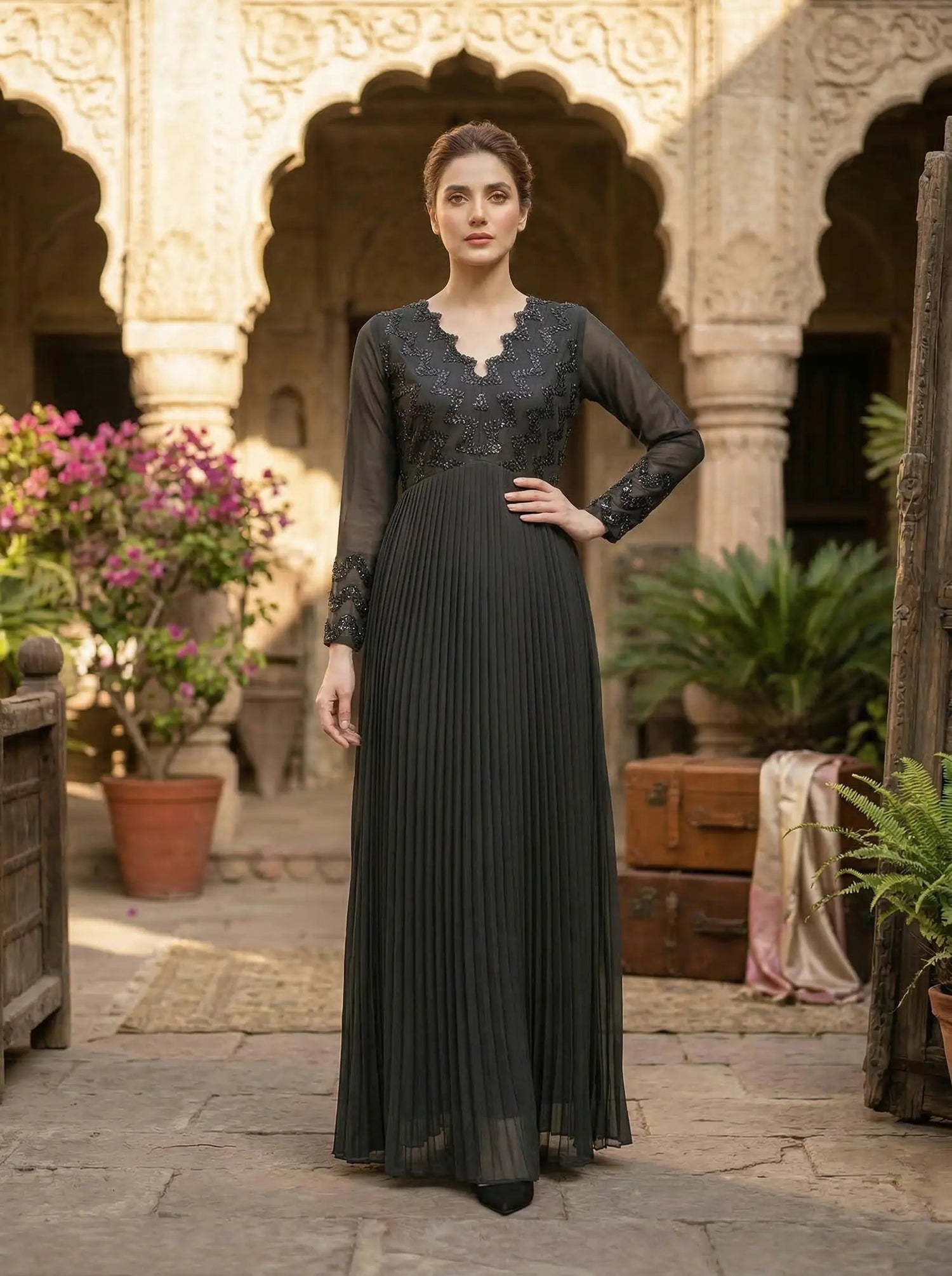 Indian Wedding Guest Outfits UAE - SOL BY SMITHA-47