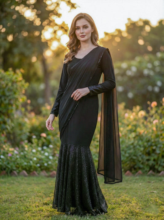 Black Gown Sare