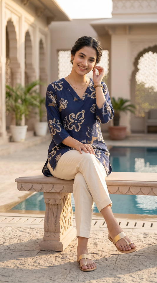 Women’s Printed Cotton Kurti – Soft & Breathable Everyday Indian Wear