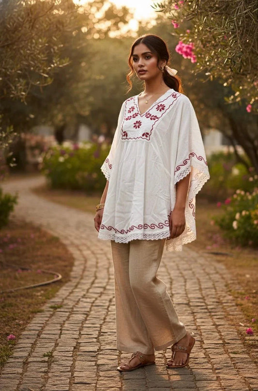 Embroidery Rayon Top