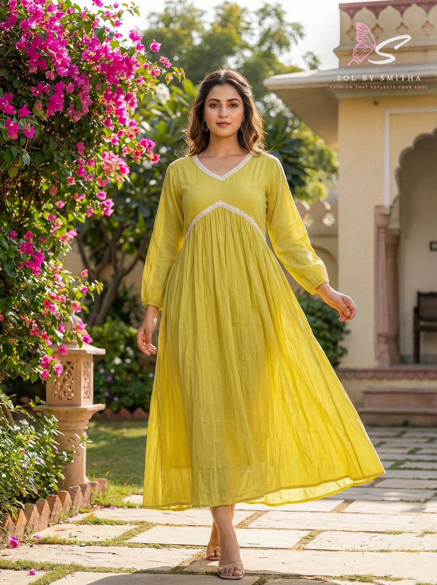 Ankle Length Top - SOL BY SMITHA
