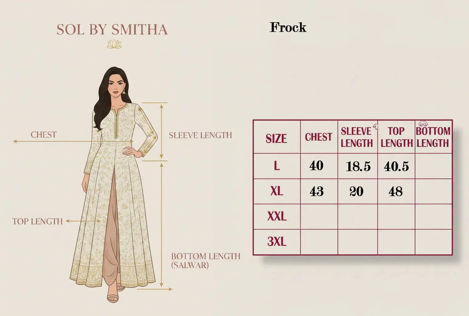 Ankle Length Top - SOL BY SMITHA