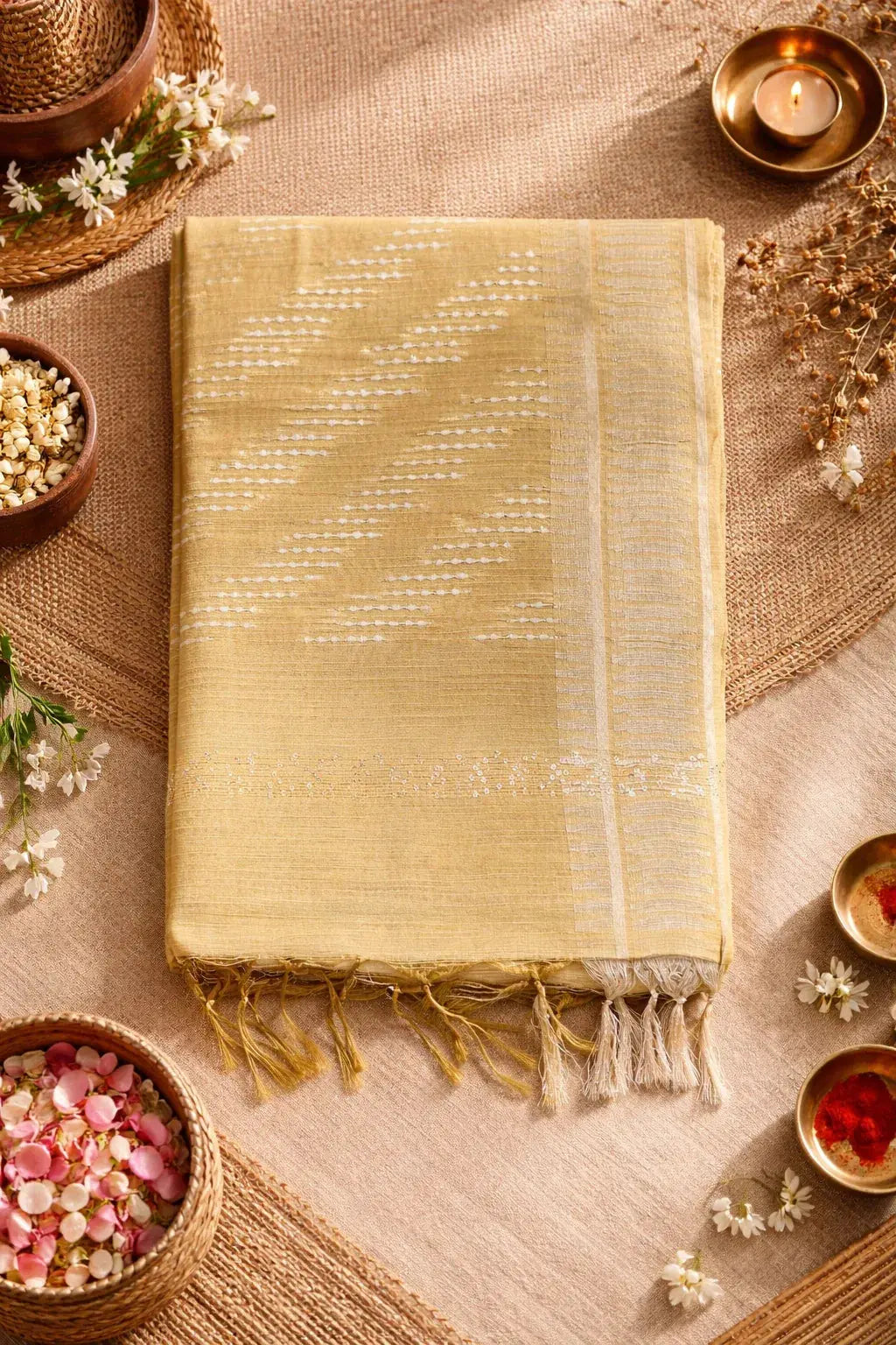 BGP staple saree ( Chanderi Silk ) - SOL BY SMITHA