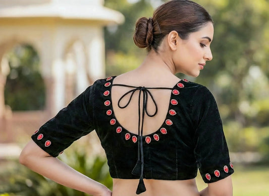 Black Hand - Work Blouse - SOL BY SMITHA