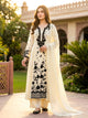 Black & White Georgette Party Wear Salwar Suit for Women | Elegant 3 Piece Set - SOL BY SMITHA