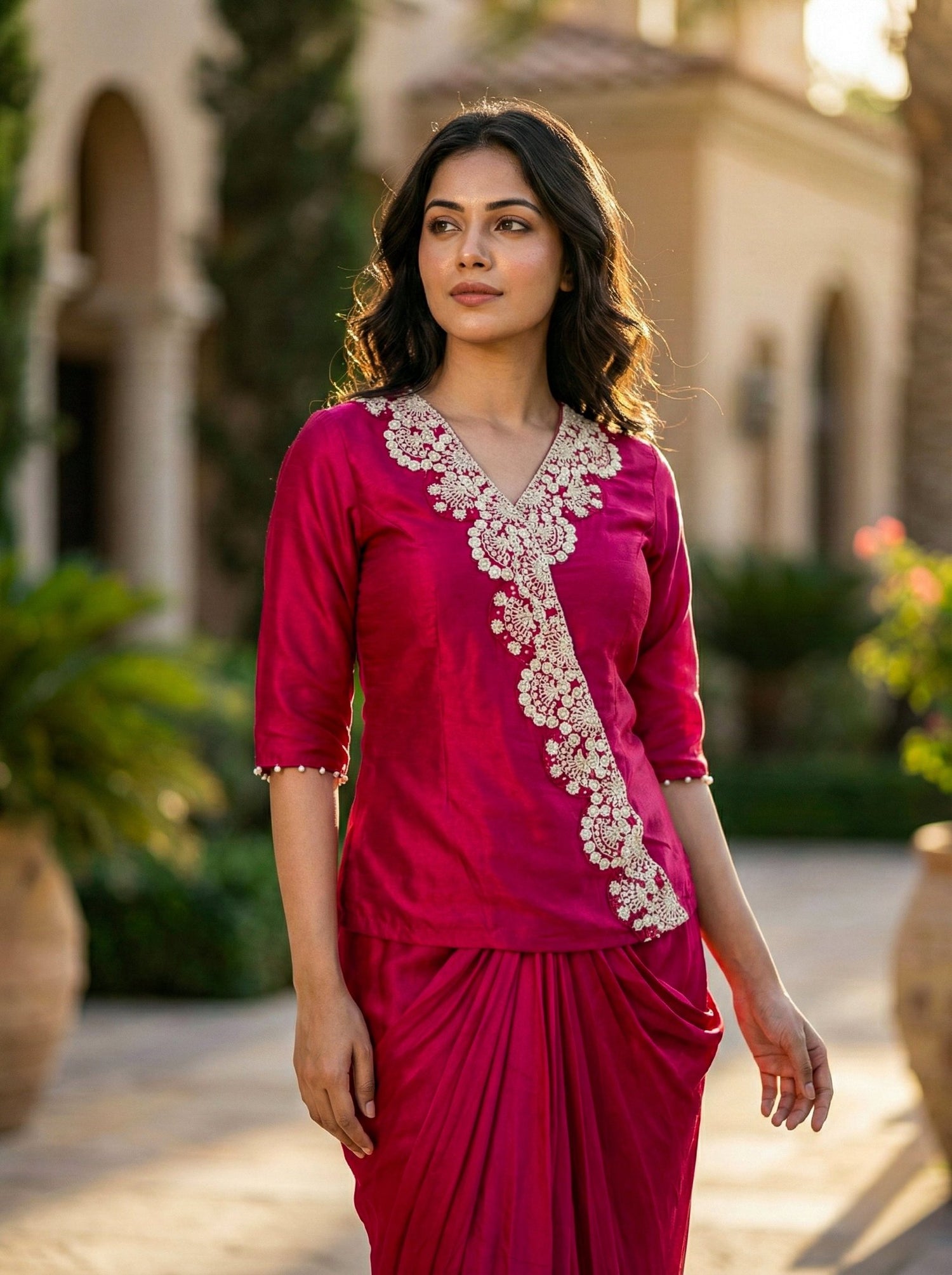 Elegant Handwork Coord Set for Women | Designer Ethnic Set - SOL BY SMITHA