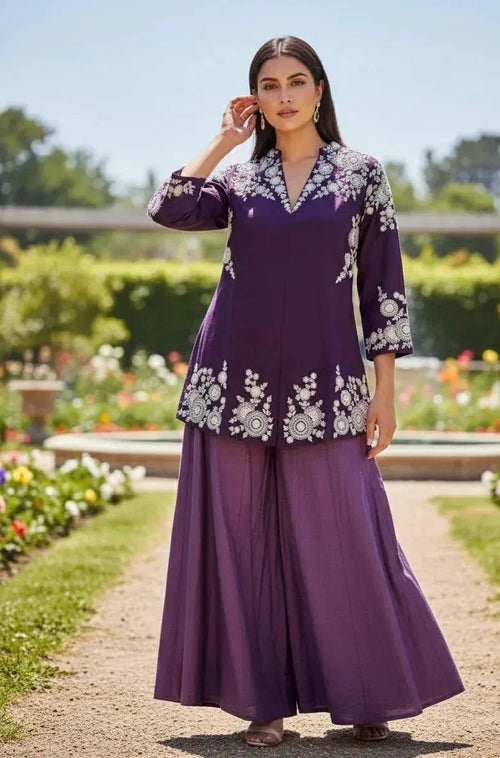 Embroidery Coord Set - SOL BY SMITHA