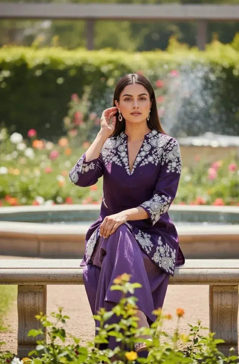 Embroidery Coord Set - SOL BY SMITHA