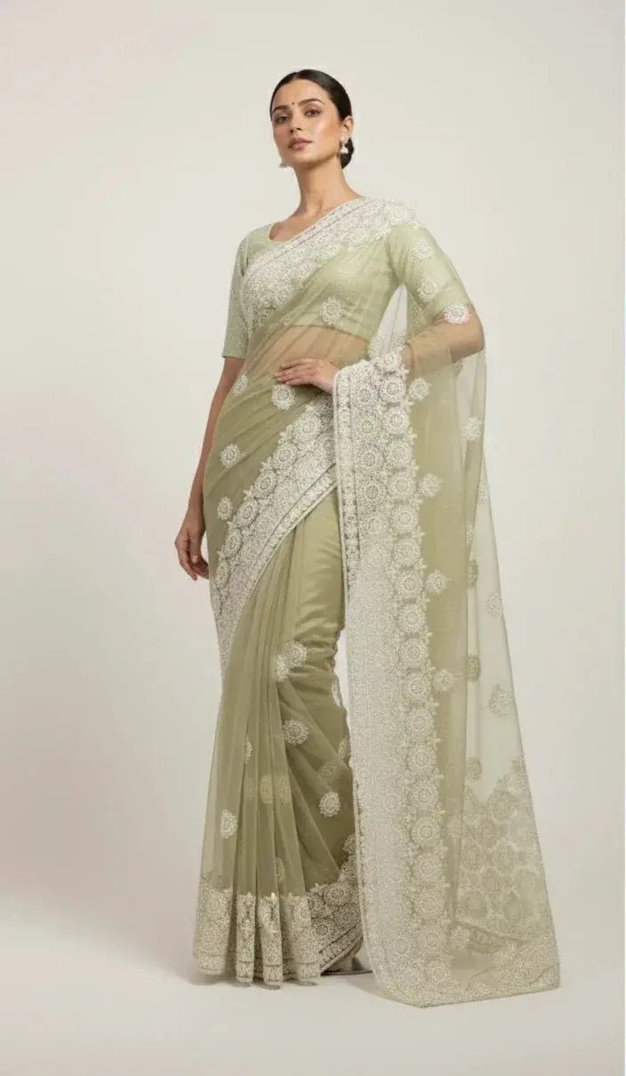 Embroidery Saree - SOL BY SMITHA