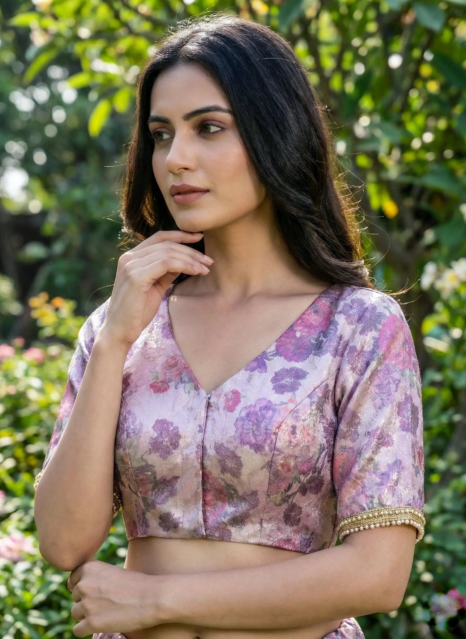 Floral Print Blouse - SOL BY SMITHA