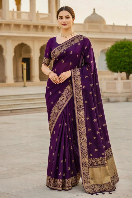 Golden Print Saree - SOL BY SMITHA