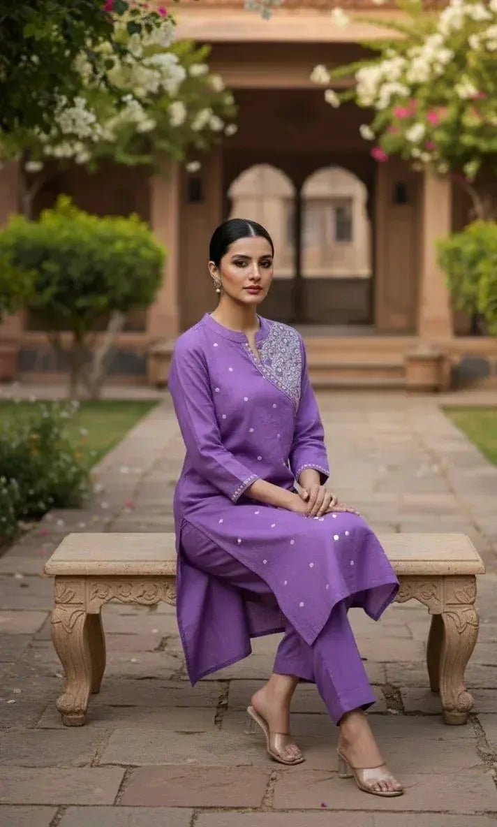 Lavender Coord Set - SOL BY SMITHA