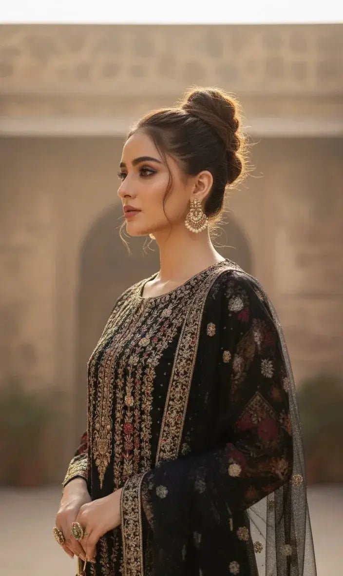 Luxury Organza Suit 3PC Ready - to - Wear - SOL BY SMITHA