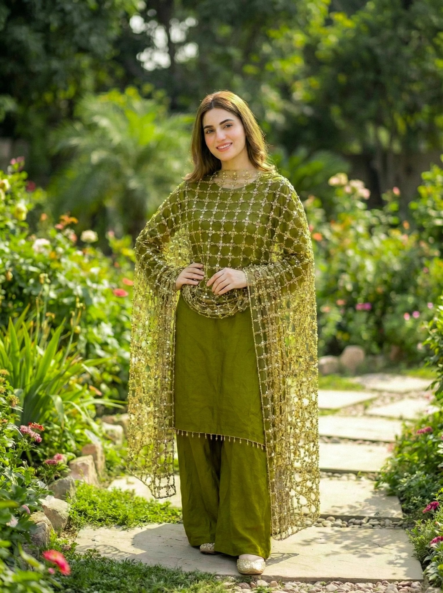 Party Wear Fancy Salwar Suit Set for Women | Festive Designer 3 Piece - SOL BY SMITHA