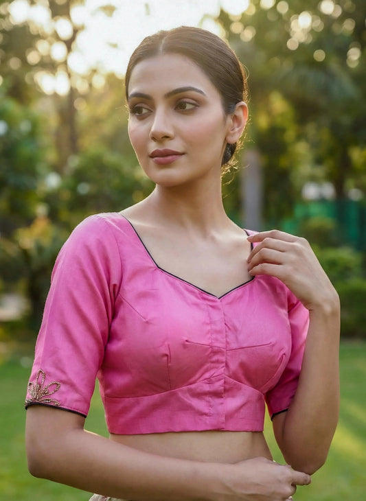 Pink Blouse - SOL BY SMITHA
