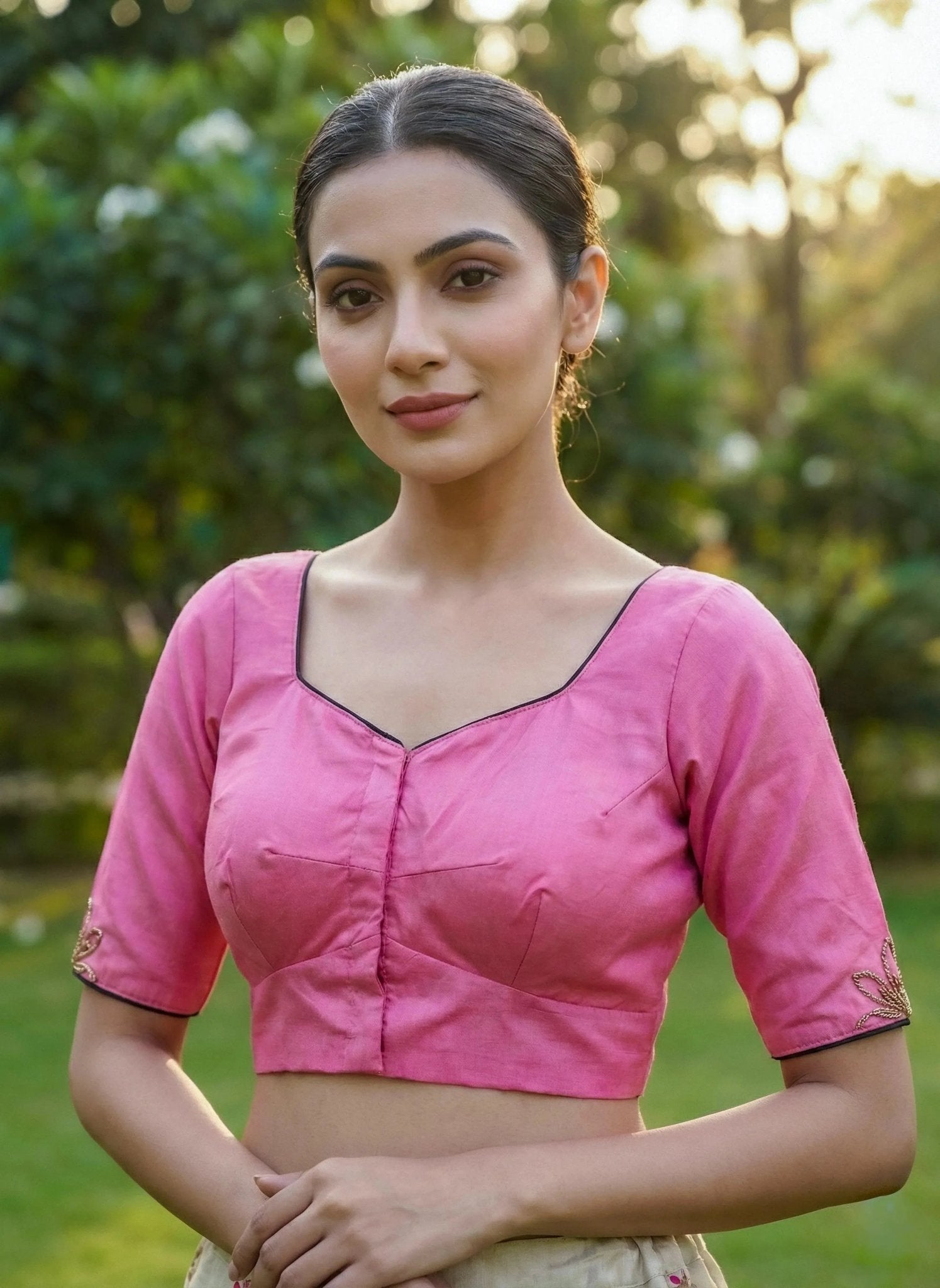 Pink Blouse - SOL BY SMITHA