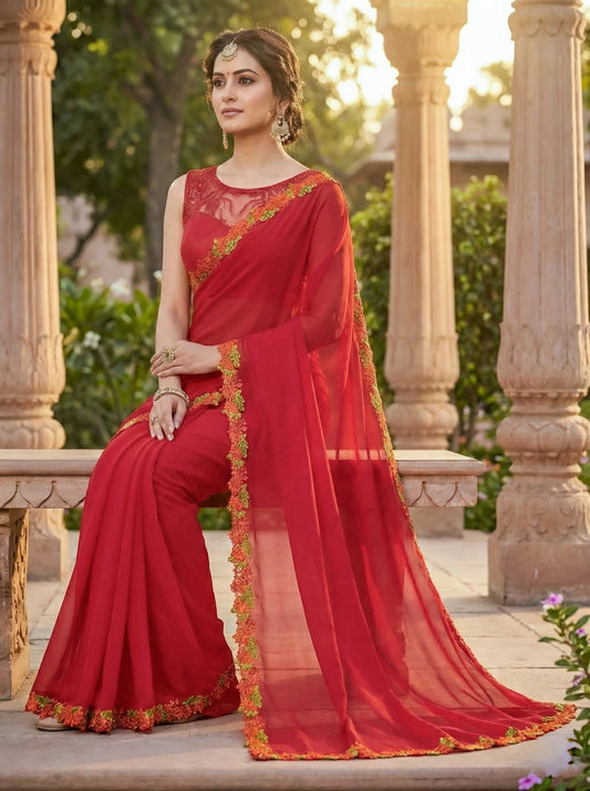 Ready to wear saree with skirt - SOL BY SMITHA