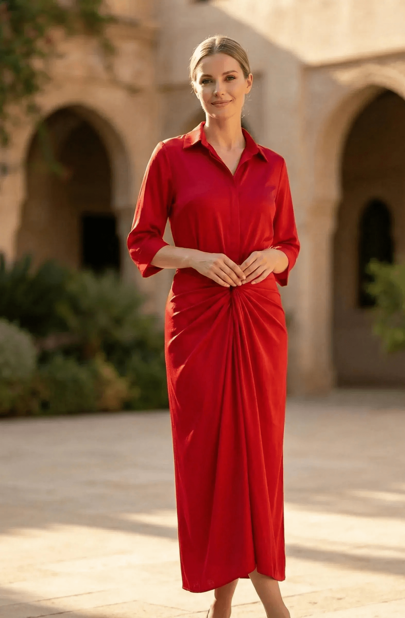 Satin Wrap Skirt - SOL BY SMITHA