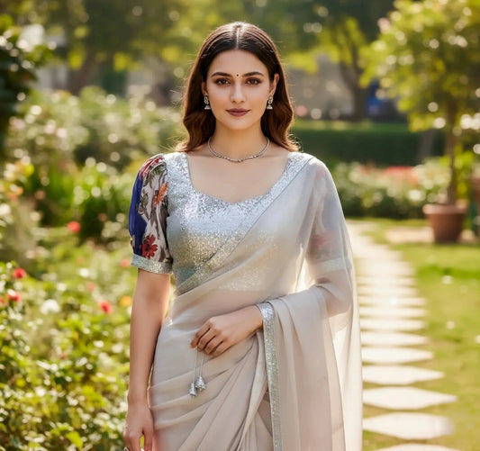 Silver Blouse - SOL BY SMITHA