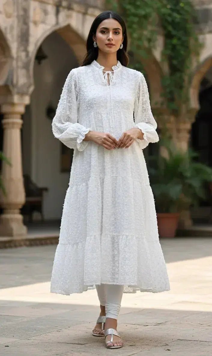 White Long Top - SOL BY SMITHA